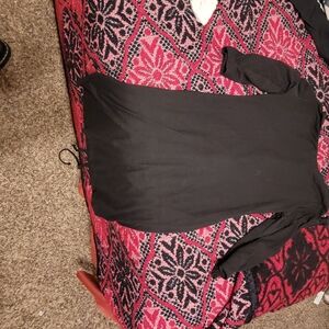 Black Long Sleeve Top